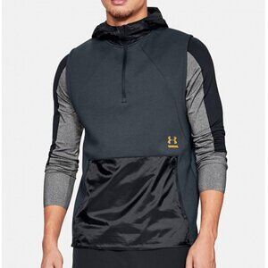 Under Armour Perpetual ColdGear Reactor Half Zip Sleeveless Black Jacket